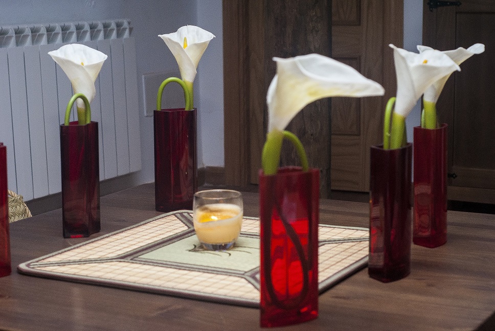 Vivienda Uso Turístico Los Garriolos - Mesa pequeña salón